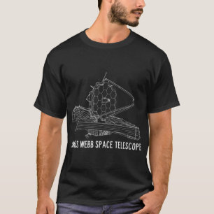 Camiseta James Webb Space Telescope JWST Blueprint Schemati