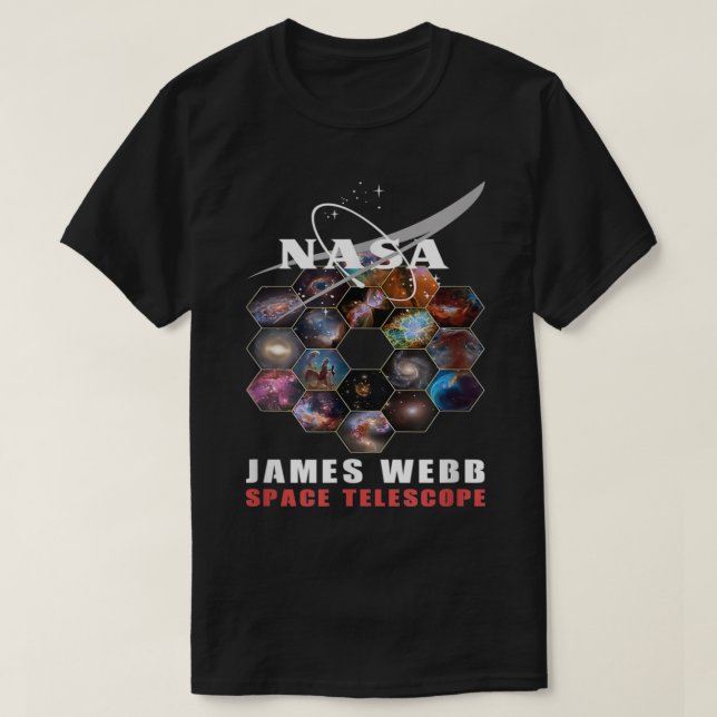 Camiseta James Webb Space Telescope  The JWST Exploration   (Diseño del anverso)