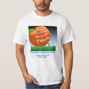 Camiseta James y la caída gigante 2018 STMCHS del melocotón
