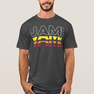 Camiseta Jami Nombre Jami Amigos Divertido Vintage Atardece
