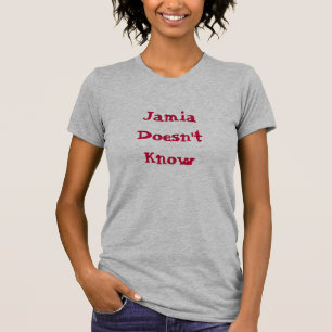 Camiseta Jamia no sabe