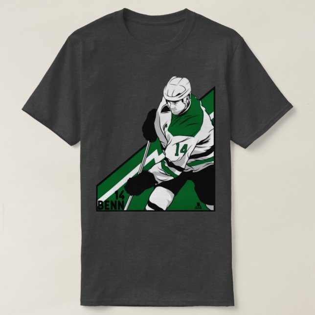 Camiseta Jamie Benn Dallas Angle TShirt (Diseño del anverso)