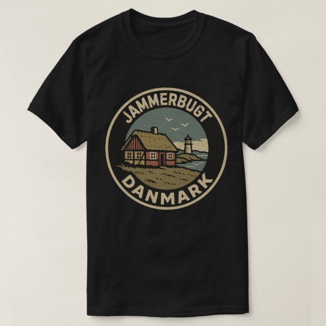 Camiseta Jammerbugt, Dinamarca Danmark  (Diseño del anverso)