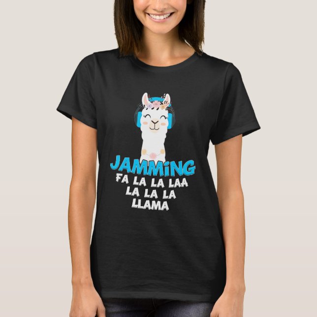 Camiseta Jamming La La Laa La La Llama (Anverso)