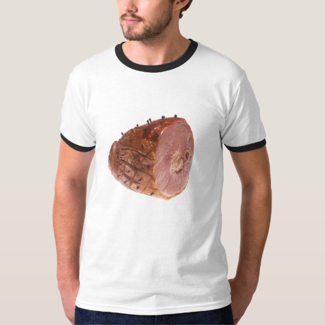 Camiseta Jamón esmaltado (Anverso)