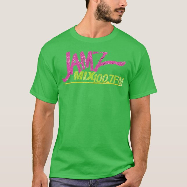 Camiseta Jamz Mix 100.7 FM (Anverso)