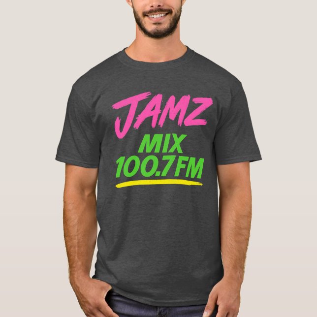 CAMISETA JAMZ MIX 100.7FM (Anverso)
