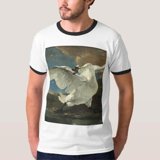 Camiseta Jan Asselyn - El cisne amenazado (Anverso)