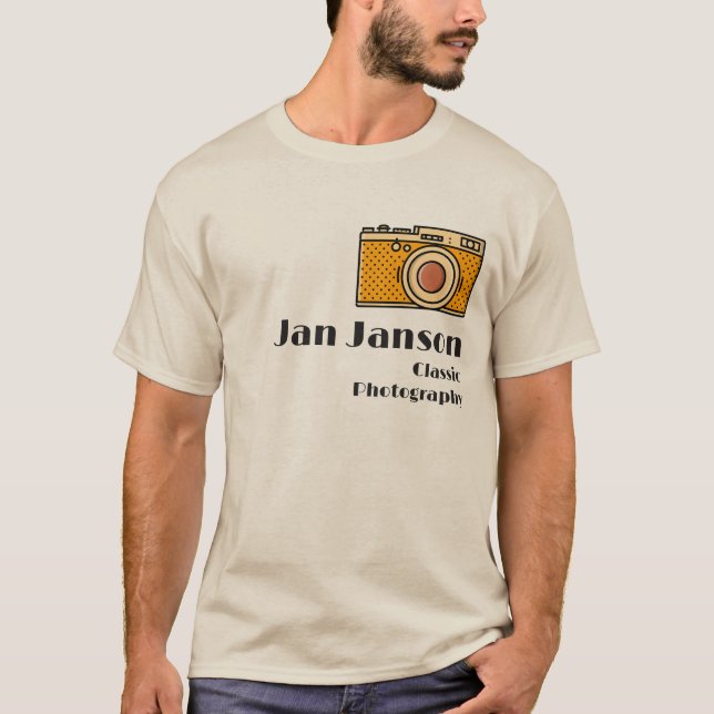 Camiseta Jan Janson Classic Photography (or your name) (Anverso)