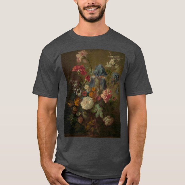 Camiseta Jan van Huysum - Jarrón de Flores (Anverso)