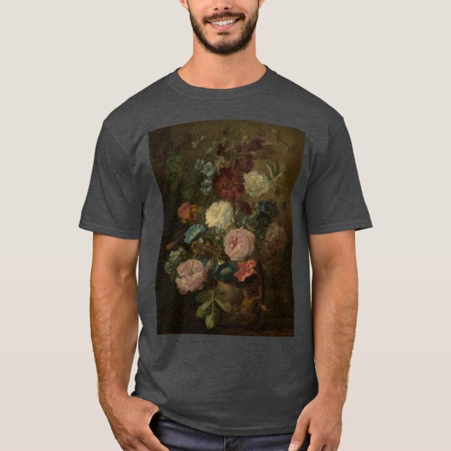 Camiseta Jan van Huysum - Vase of Flowers (Anverso)