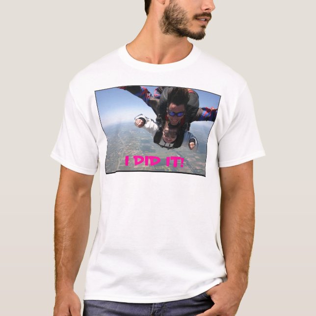 Camiseta ¡Jana skydiving LA HICE! 41 (Anverso)