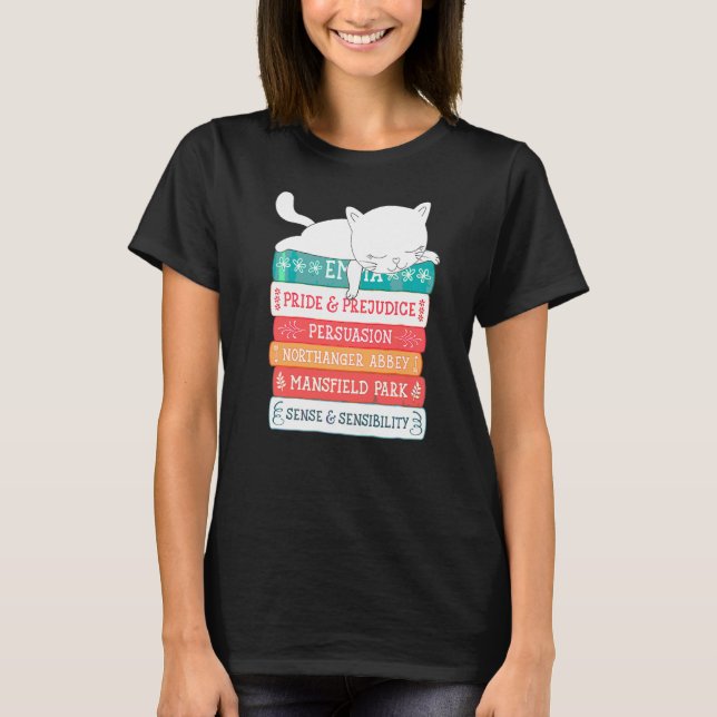 Camiseta Jane Austen Books (Anverso)