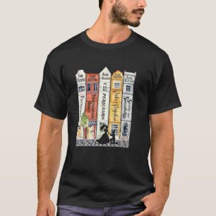 Camiseta Jane Austen Books Street Romance Reader Bookish Ja