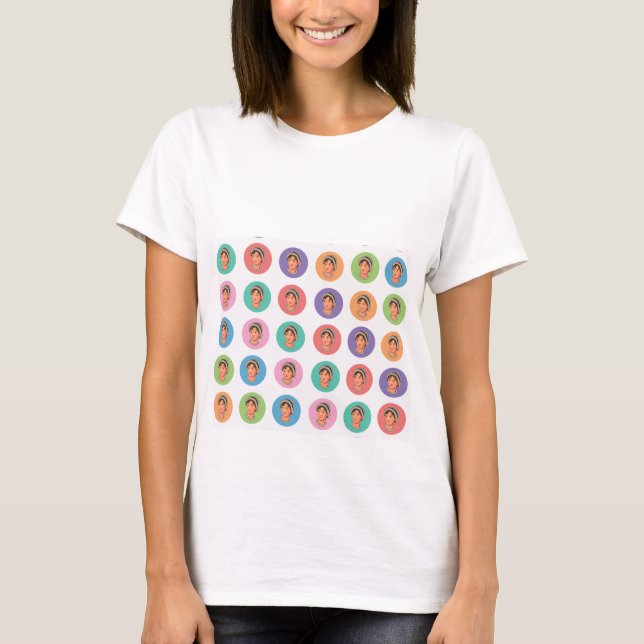 Camiseta Jane Austen Colors T-Shirt (Anverso)