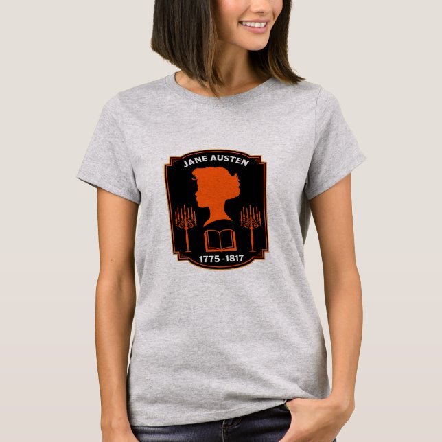 Camiseta Jane Austen English Novelist (Anverso)