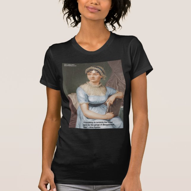 Camiseta Jane Austen Love Finest Balm Cards & Gifts (Anverso)