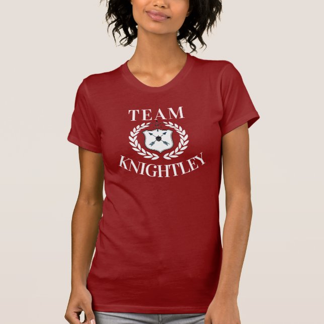 Camiseta Jane Austen Team Knightley T-Shirt (Anverso)