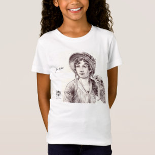 Camiseta Jane Austin con una sonrisa