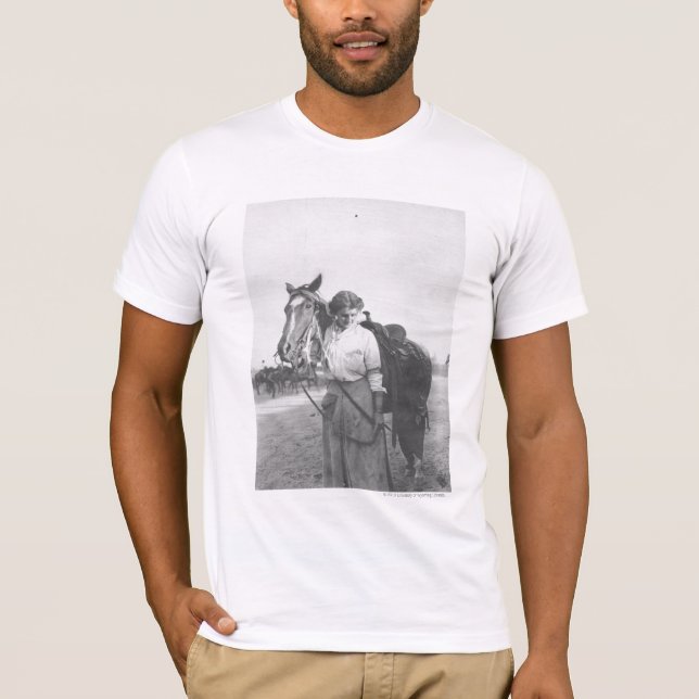 Camiseta Jane Bernoudi y su caballo (Anverso)