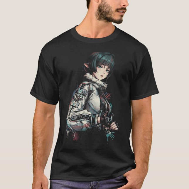 Camiseta Jane Doe ZZZ Construcción de Metal Dentado (Anverso)