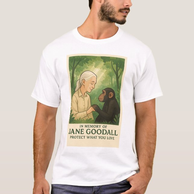 Camiseta jane goodall (Anverso)