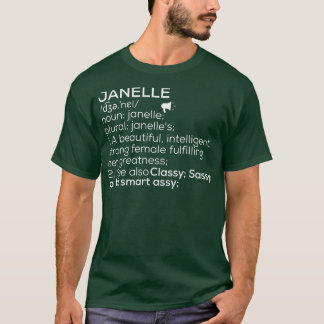 Camiseta Janelle Name Janelle Definition Janelle Female Nam