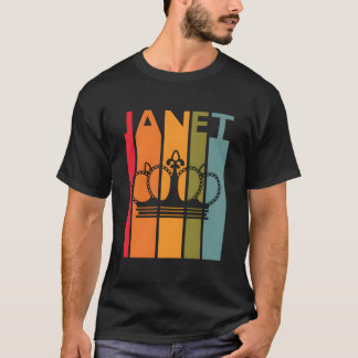 Camiseta Janet para el primer nombre Janet