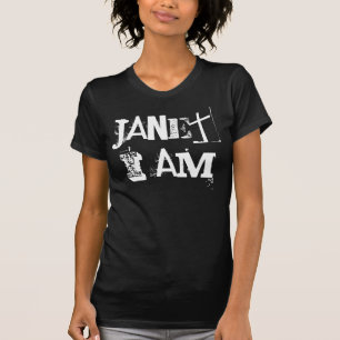 Camiseta Janet soy enero que no estoy en blanco y negro