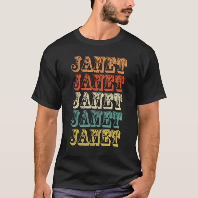 Camiseta Janet Vintage Retro_2 (Anverso)