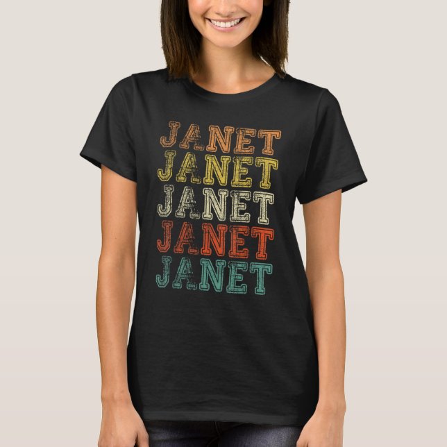 Camiseta Janet Vintage Retro_4 (Anverso)
