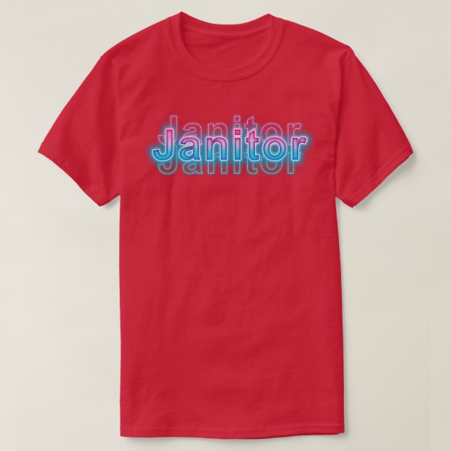 Camiseta Janitor (Diseño del anverso)