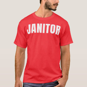 Camiseta Janitor Funny Job Title Profesora Cumpleaños Regal