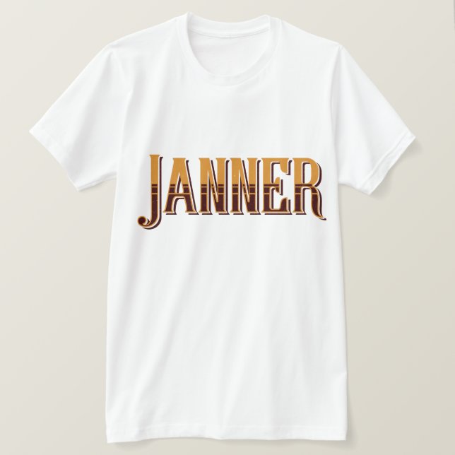 Camiseta Janner Devon Dialect Slang (Anverso del diseño)