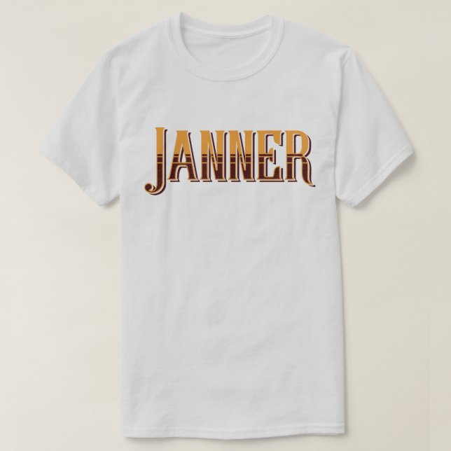 Camiseta Janner Devon Dialect Slang (Diseño del anverso)