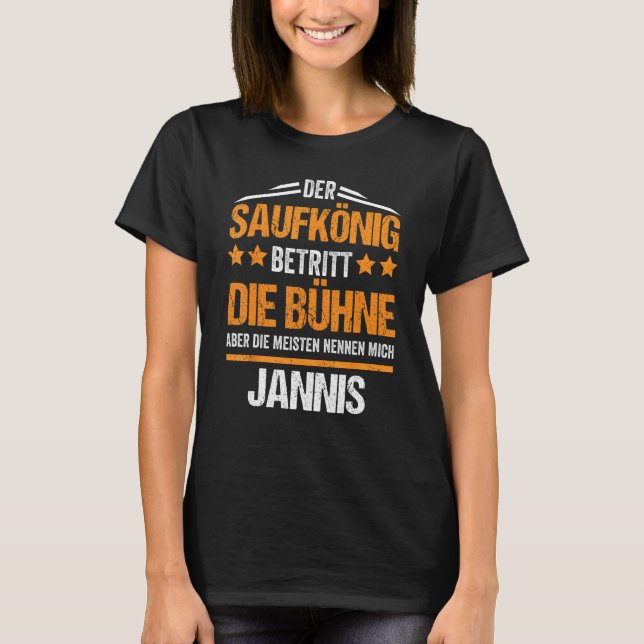 Camiseta Jannis Saufkönig Beer Mallorca Personal Sports (Anverso)