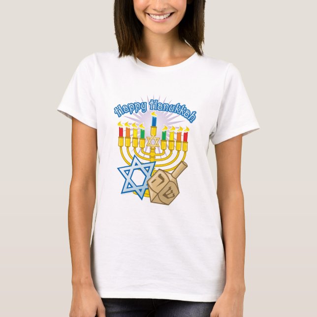 Camiseta Jánuca feliz (Anverso)