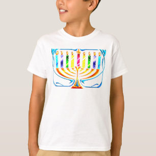 Camiseta Jánuca Menorah - Chanukah Menorah