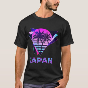 Camiseta Japan 80s Palm Tree Retro Vintage Japanese Souveni