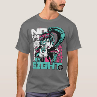 Camiseta Japan Anime Girl Fighter Warrior Video Console Gam