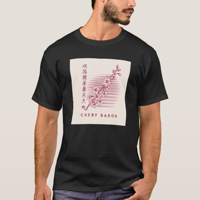 Camiseta Japan Artwork Cherry Blossom For Men (Anverso)