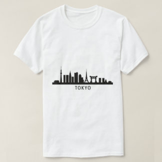 Camiseta Japan Cityscape Travel | Tokyo Skyline Silhouette