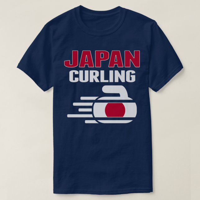 Camiseta Japan Curling Rock Sport Fans Japanese Winter Spor (Diseño del anverso)