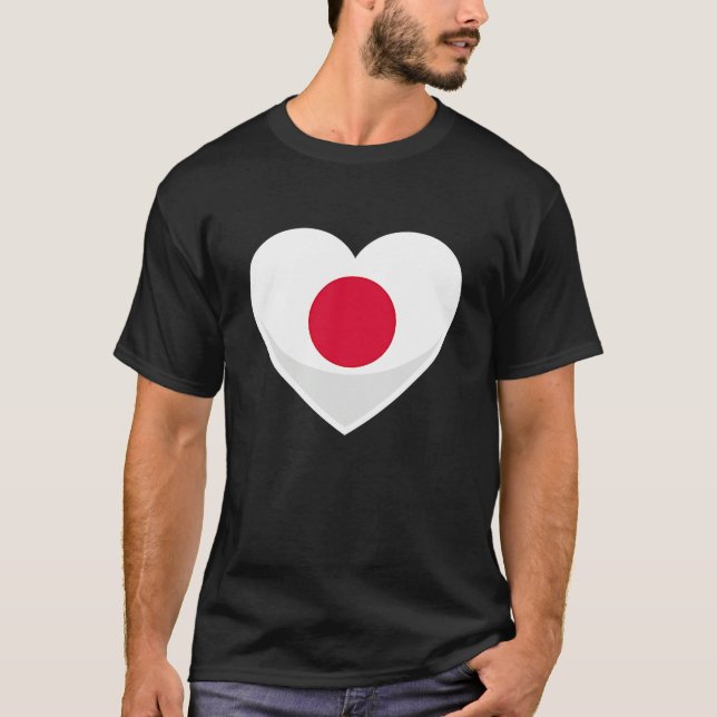 Camiseta Japan Flag Pocket Heart (Anverso)