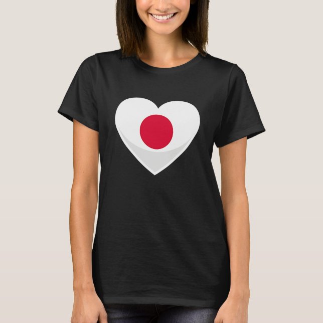 Camiseta Japan Flag Pocket Heart (Anverso)
