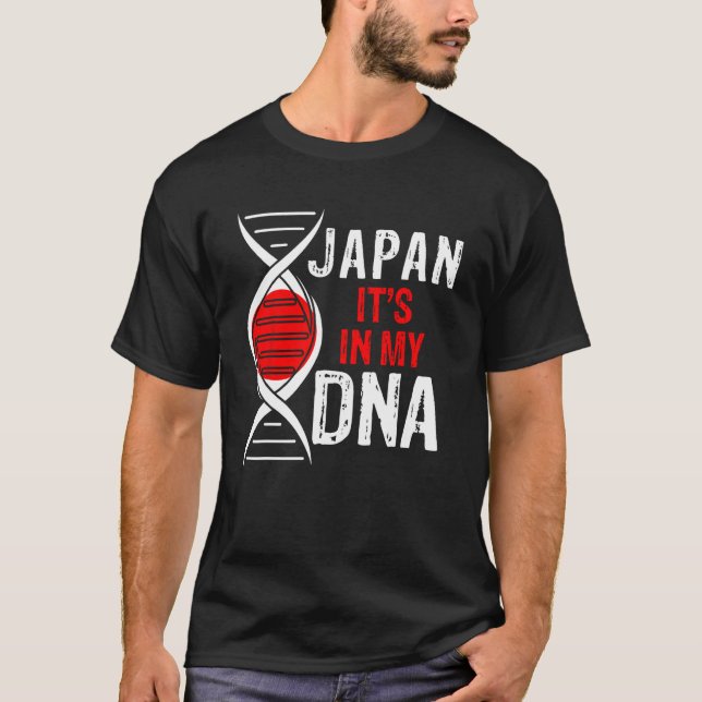 Camiseta Japan It s In My DNA Proud Japanese Japan Flag (Anverso)