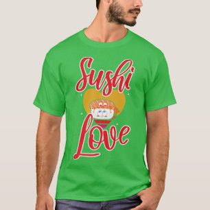 Camiseta Japan Kawaii Fish Food Love Maki Asia Sushi Premiu