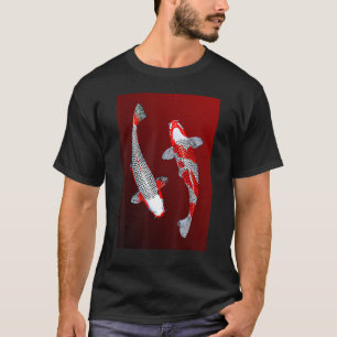 Camiseta Japan Koi Japanese Fish Cherry Blossom 19