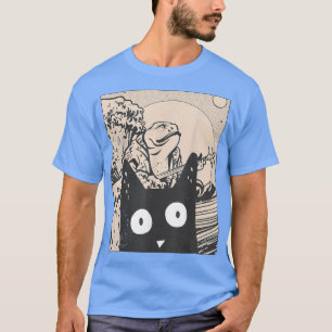Camiseta Japan Manga Harajuku Otaku Graphic Artwork Frog Wa
