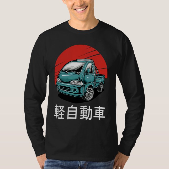 Camiseta Japan Mini Truck Kei Car Cab Over Compact 4wd Off  (Anverso)